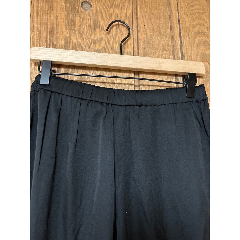 Lafayette 148 New York Black Pull On Dress Minimalist Lightweight Pants Size S - Picture 4 of 6